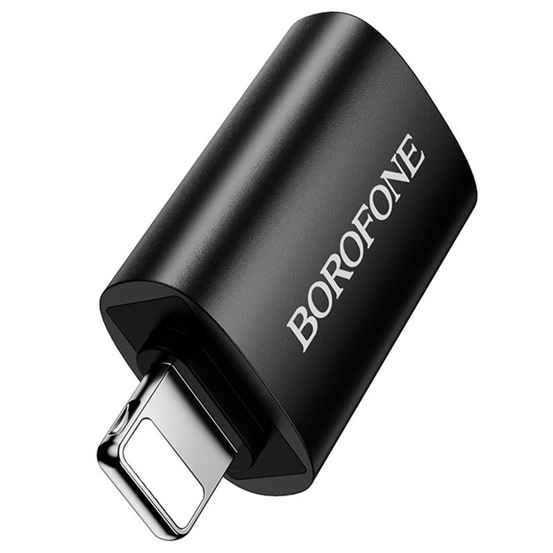 Перехідник Borofone BV26 Lightning Male to USB Female USB2.0 - Зображення 3