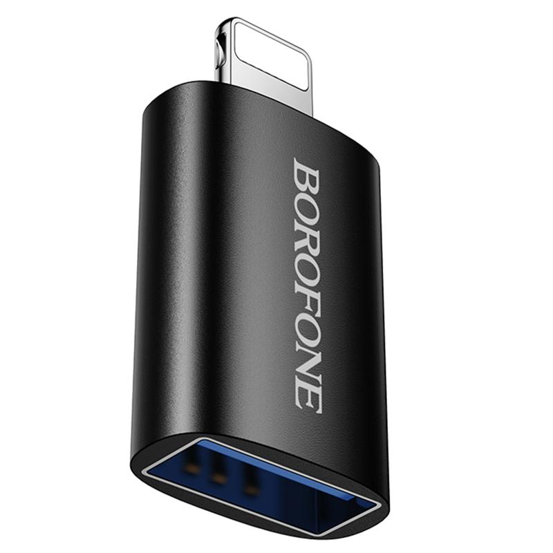Перехідник Borofone BV26 Lightning Male to USB Female USB2.0 - Зображення 5