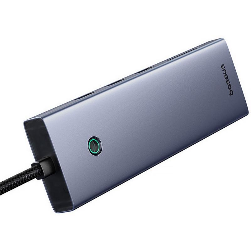 Перехідник HUB Baseus UltraJoy 10-Port (Type-C to HDMI+VGA+USB3.0*3+PD+RJ45+SD/TF3+3.5mm) (80C8) - Зображення 4