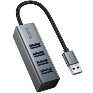 Перехідник HUB Hoco HB1B 4in1 (USB to 4xUSB 3.0) (0.2m)