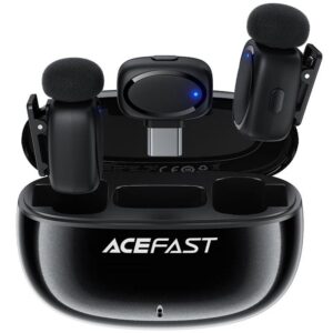 Петличний бездротовий мікрофон Acefast R2 Dual-mic Type-C
