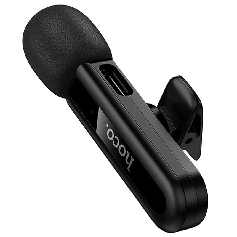 Петличний бездротовий мікрофон Hoco L20 Fair Lightning - Зображення 6