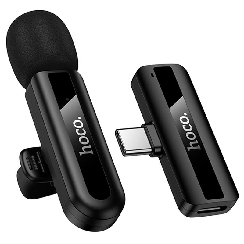 Петличний бездротовий мікрофон Hoco L20 Fair Type-C - Зображення 4