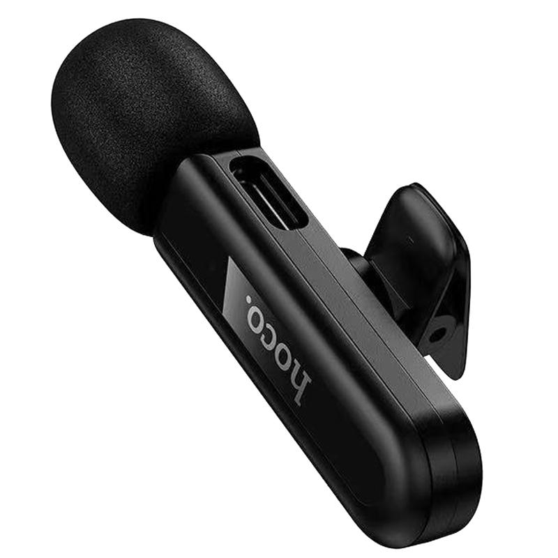 Петличний бездротовий мікрофон Hoco L20B Fair 3in1 (Lightning/Type-C/3.5) - Зображення 2