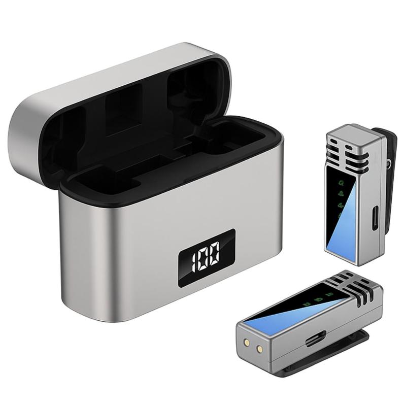 Петличний бездротовий мікрофон Jmary MW-15 Dual-mic Type-C