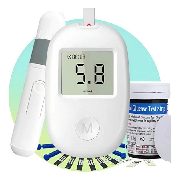 Глюкометр Glucose Meter GLM-76 з тест-смужками 50 шт для вимірювання цукру в крові - Зображення 4