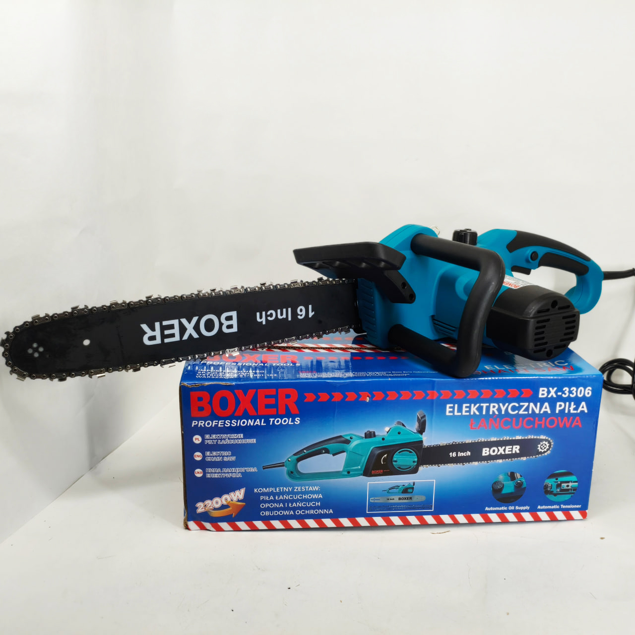 Електропила ланцюгова Boxer BX-3306 2200 Вт 40 см - Зображення 3