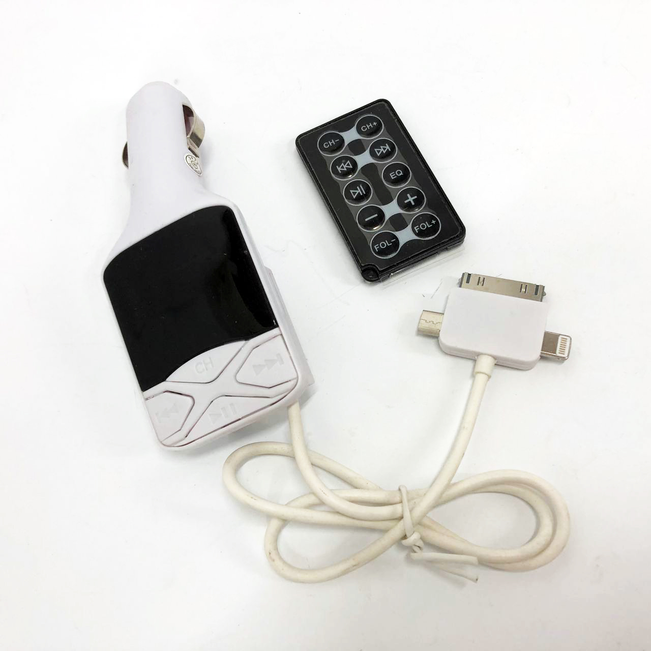 Автомобільний FM-трансмітер CM I19 A SD/USB з Bluetooth для прикурювача - Зображення 5