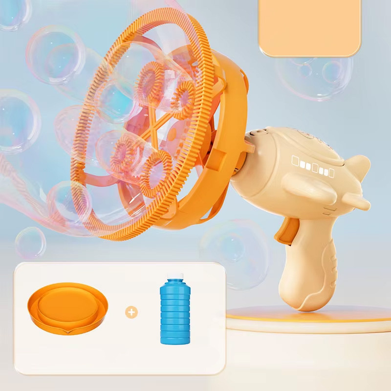 Пістолет для мильних бульбашок H035 Bubble Gun з пропелером 2in1 + bottle 250ml - Зображення 2