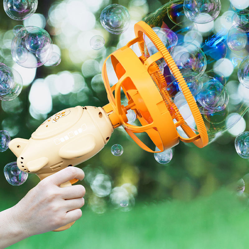 Пістолет для мильних бульбашок H035 Bubble Gun з пропелером 2in1 + bottle 250ml - Зображення 4