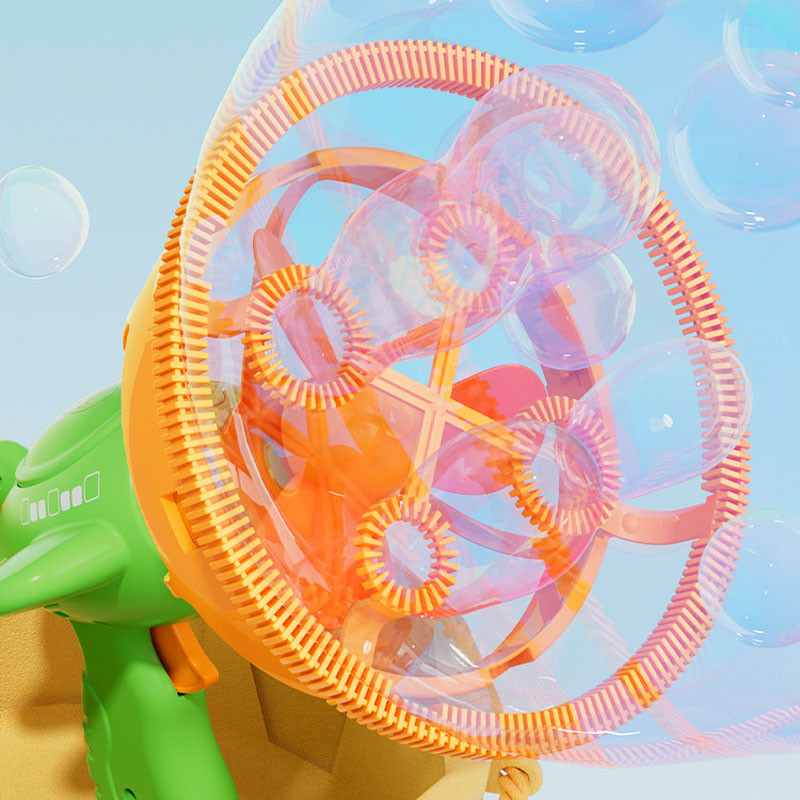Пістолет для мильних бульбашок H035 Bubble Gun з пропелером 2in1 + bottle 250ml - Зображення 3