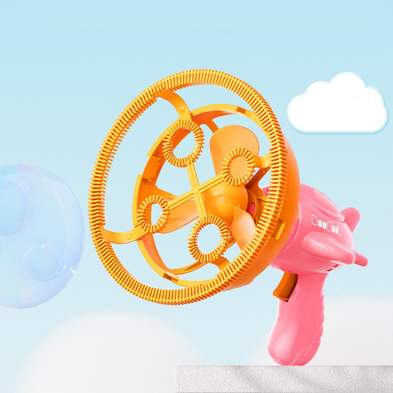 Пістолет для мильних бульбашок H035 Bubble Gun з пропелером 2in1 + bottle 250ml - Зображення 5