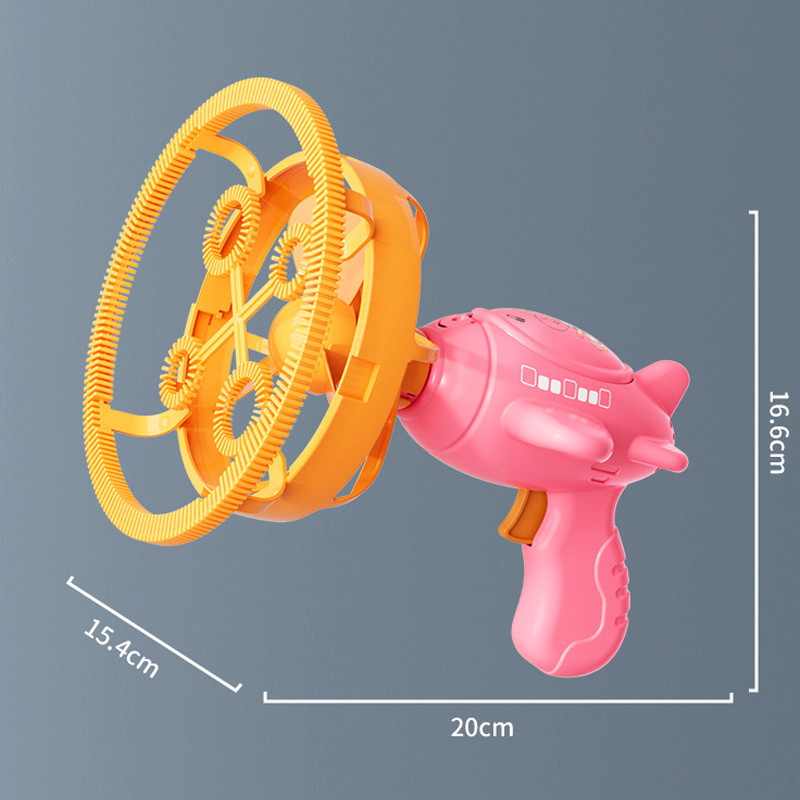 Пістолет для мильних бульбашок H035 Bubble Gun з пропелером 2in1 + bottle 250ml - Зображення 6