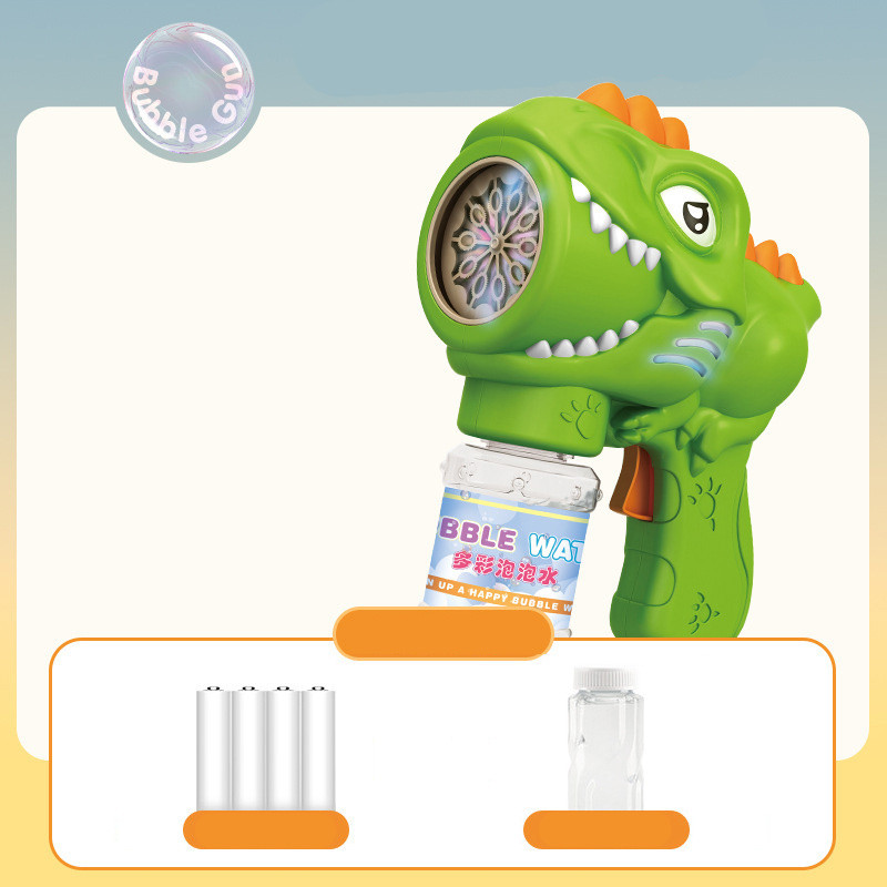 Пістолет з мильними бульбашками H007 Dinosaur + bottle 50ml - Зображення 3