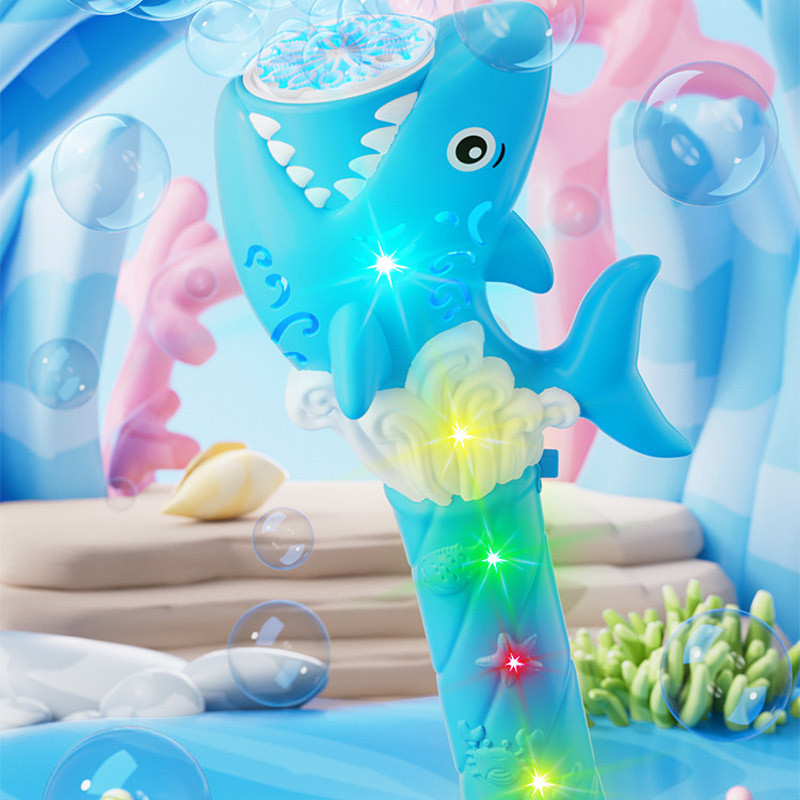 Пістолет з мильними бульбашками H038 Shark + bottle 50ml - Зображення 2