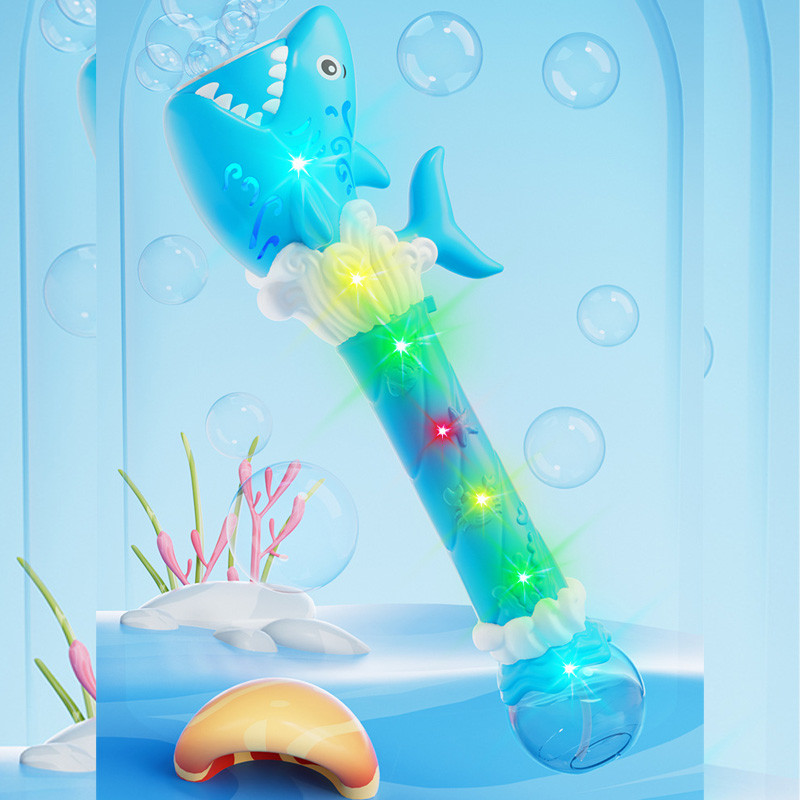 Пістолет з мильними бульбашками H038 Shark + bottle 50ml - Зображення 3