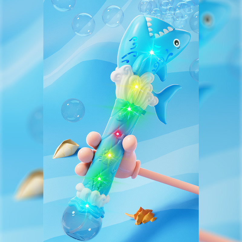Пістолет з мильними бульбашками H038 Shark + bottle 50ml - Зображення 4