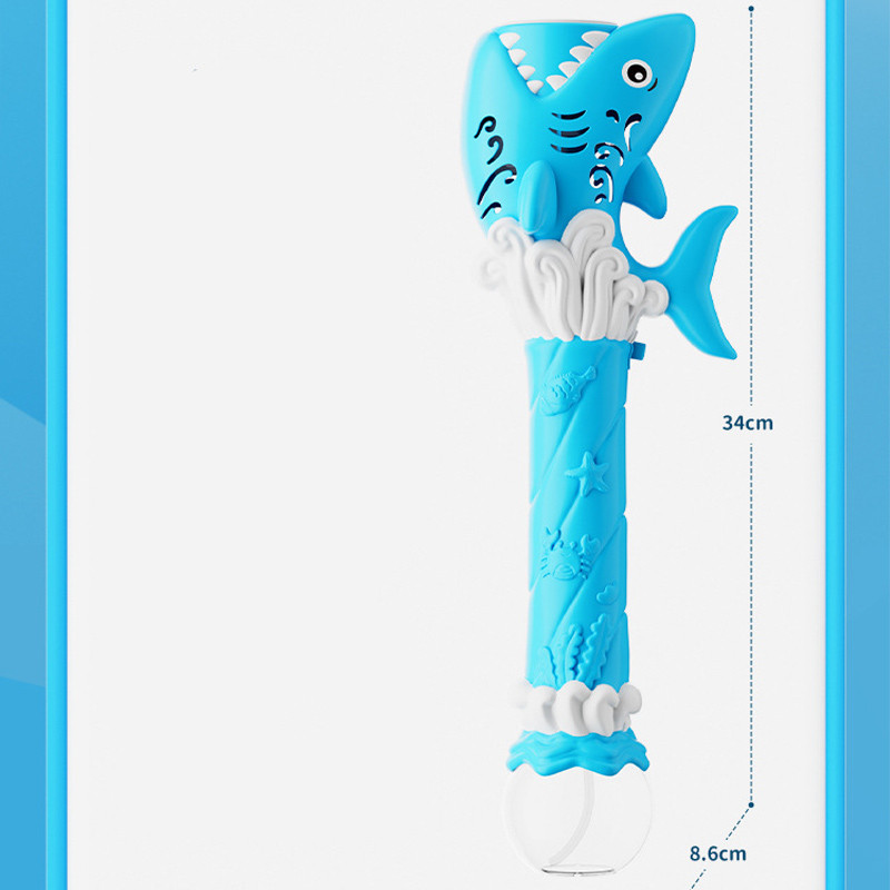 Пістолет з мильними бульбашками H038 Shark + bottle 50ml - Зображення 6