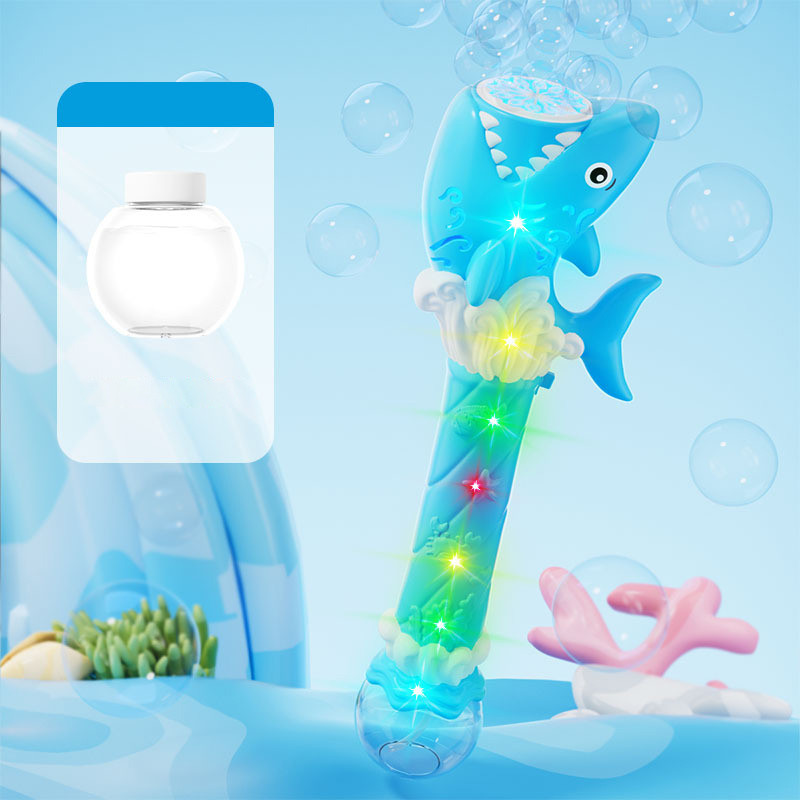 Пістолет з мильними бульбашками H038 Shark + bottle 50ml - Зображення 7