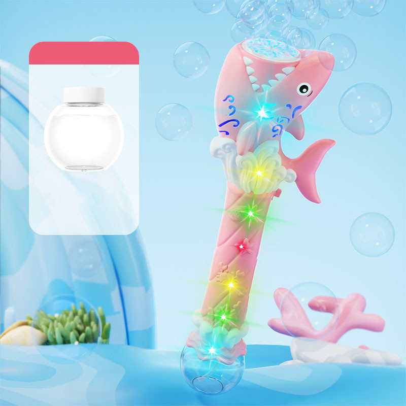 Пістолет з мильними бульбашками H038 Shark + bottle 50ml - Зображення 2
