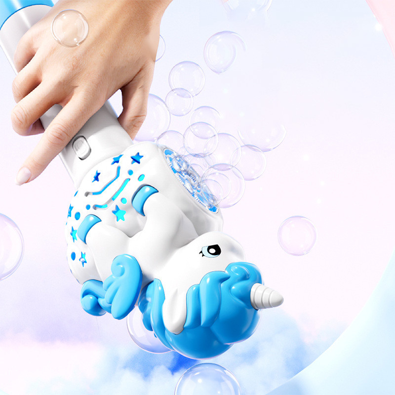Пістолет з мильними бульбашками H055 Little Unicorn + bottle 50ml - Зображення 2