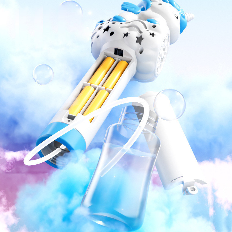 Пістолет з мильними бульбашками H055 Little Unicorn + bottle 50ml - Зображення 3