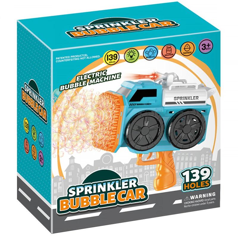 Пістолет з мильними бульбашками SHT KB1295 Truck на 139 отворів + 2xbottle 60ml - Зображення 3