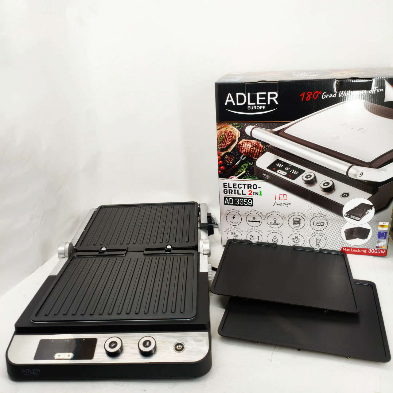 Контактний гриль Adler AD 3059 - Зображення 2