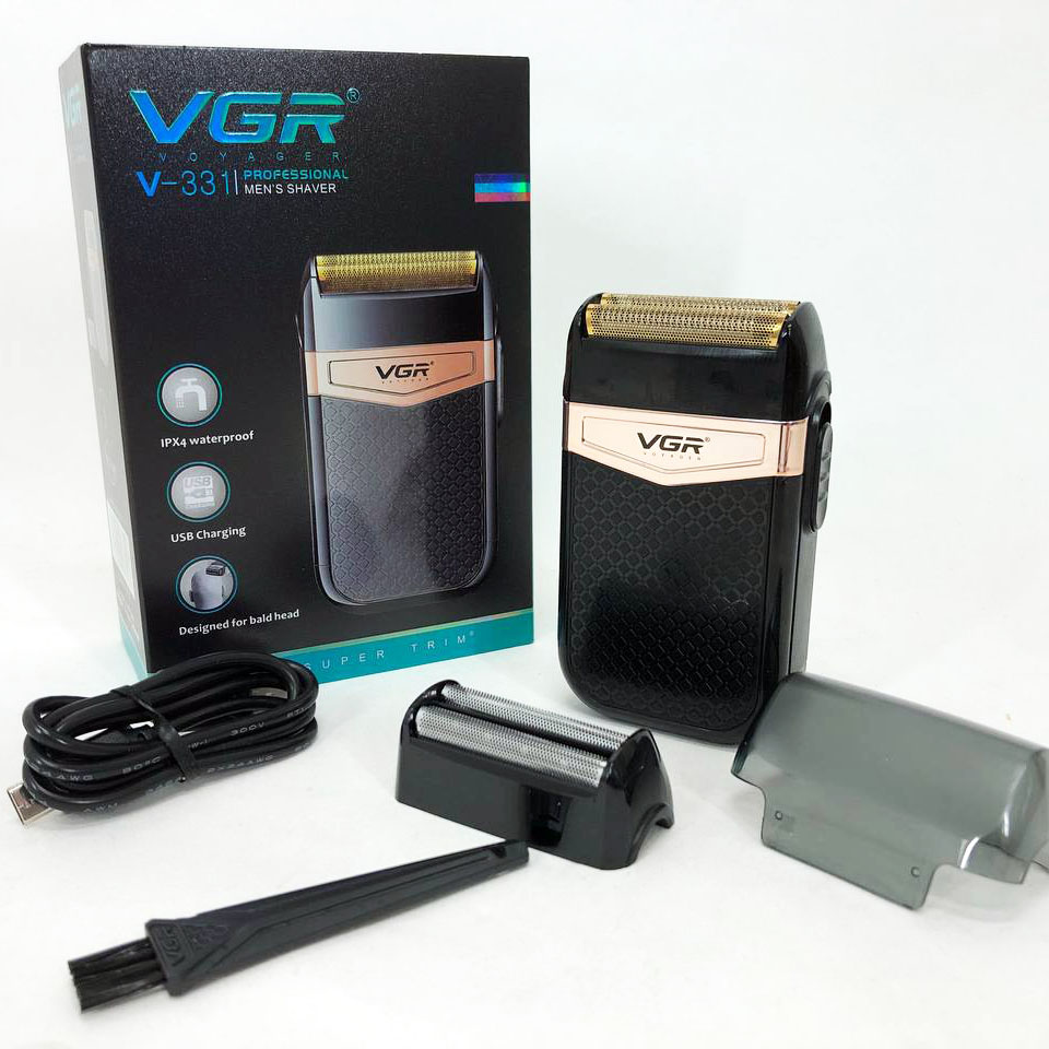 Електробритва VGR V-331 шейвер тример для стрижки вусів і бороди - Зображення 2