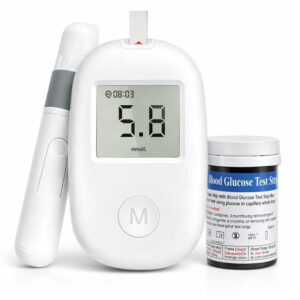 Глюкометр Glucose Meter GLM-76 з тест-смужками 50 шт для вимірювання цукру в крові