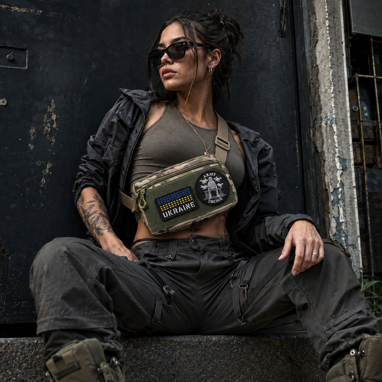 Сумка-бананка Multicam Cordura для патчів і шевронів 25×17×7 см - Зображення 6