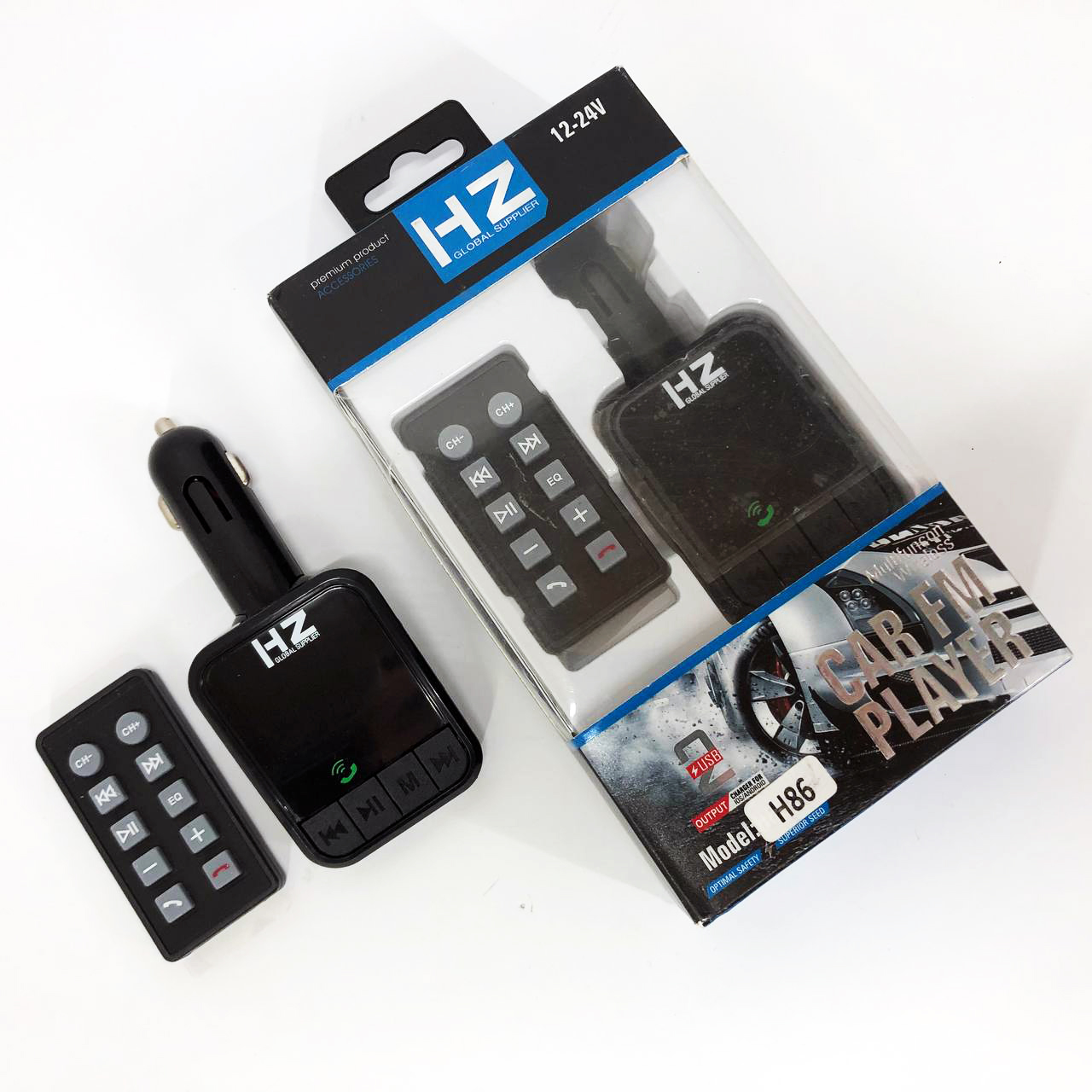 ФМ-трансмітер H86BT Bluetooth для машини - Зображення 2