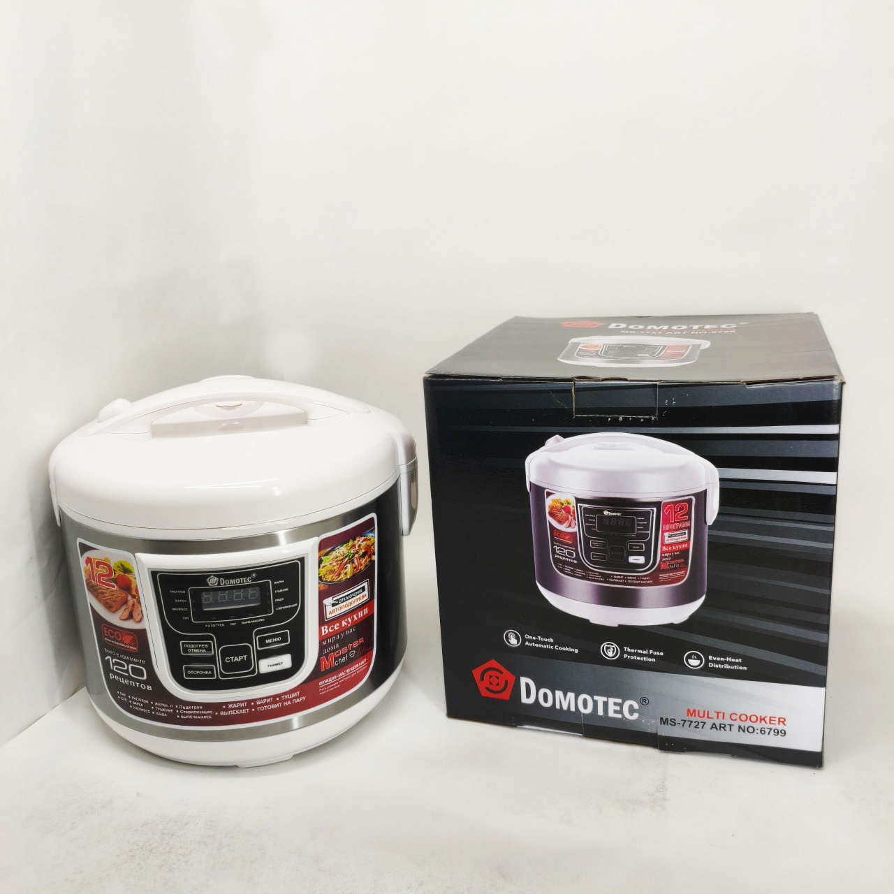 Мультиварка Domotec MS-7727 5 л 900 Вт 12 режимів - Зображення 3