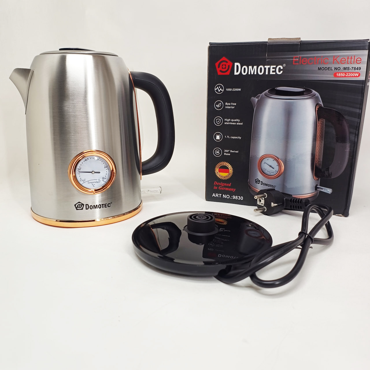 Електричний чайник Domotec MS-7849 з автовідключенням - Зображення 4