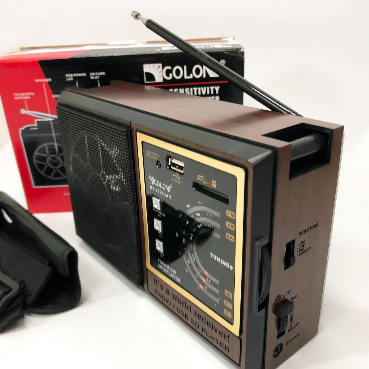 Радіоприймач GOLON RX-9922UAR всевхідний професійний - Зображення 2