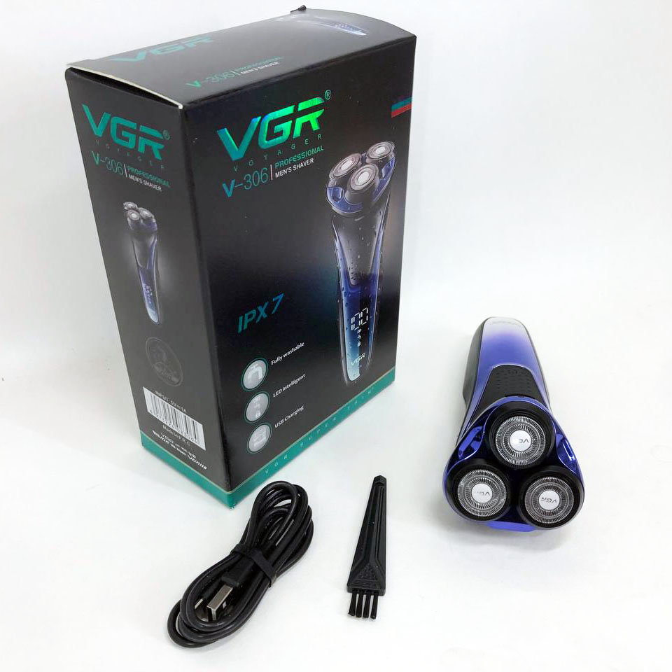 Електробритва VGR V-306 для стрижки волосся і бороди - Зображення 6