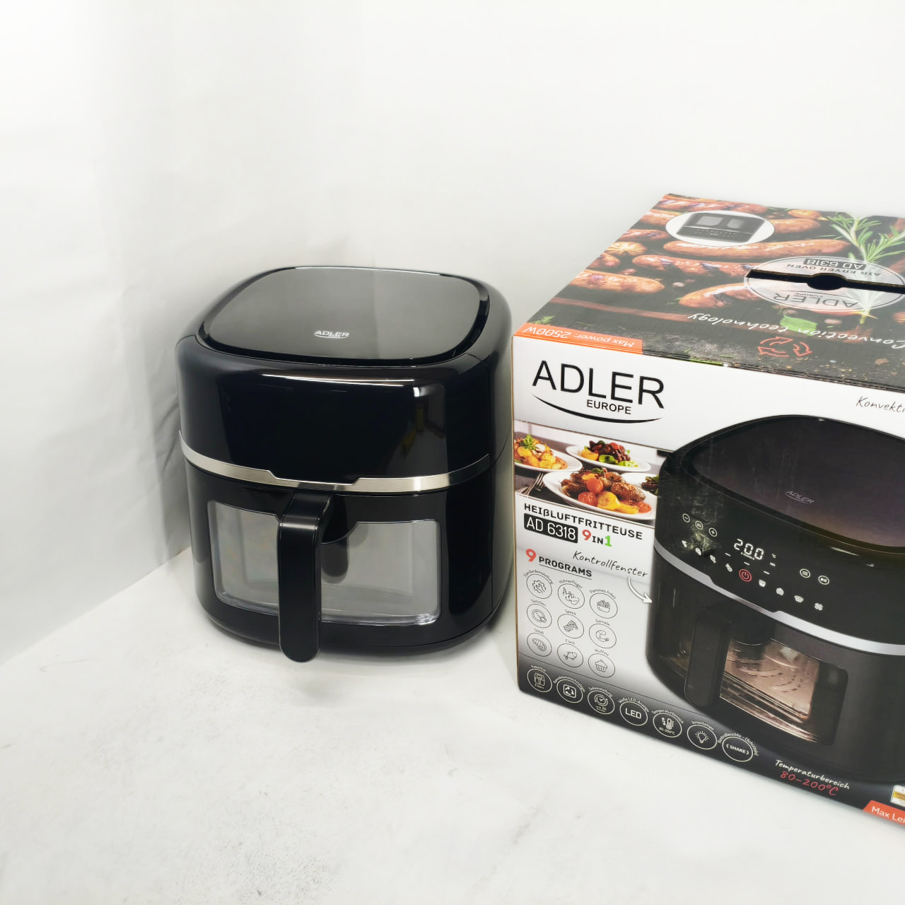 Аерофритюрниця Adler AD 6318 8 л 2500 Вт - Зображення 6