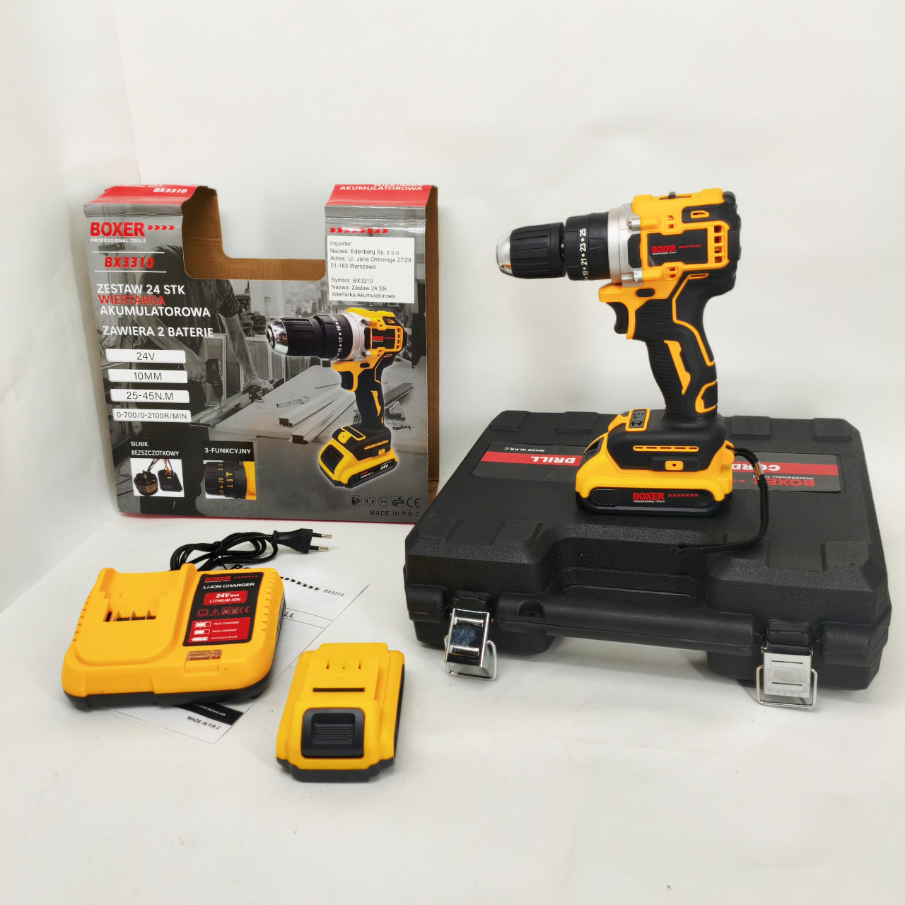 Портативний шуруповерт Boxer BX-3310 24 В - Зображення 3
