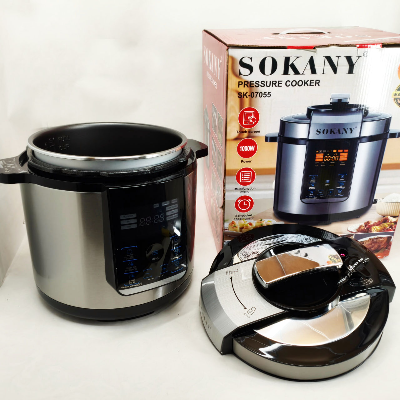 Мультиварка Sokany SK-07055 7 л 3в1 1000 Вт