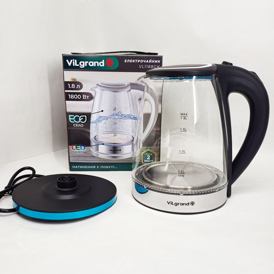 Електрочайник Vilgrand VL1188GK 1800 Вт 1,8 л - Зображення 3