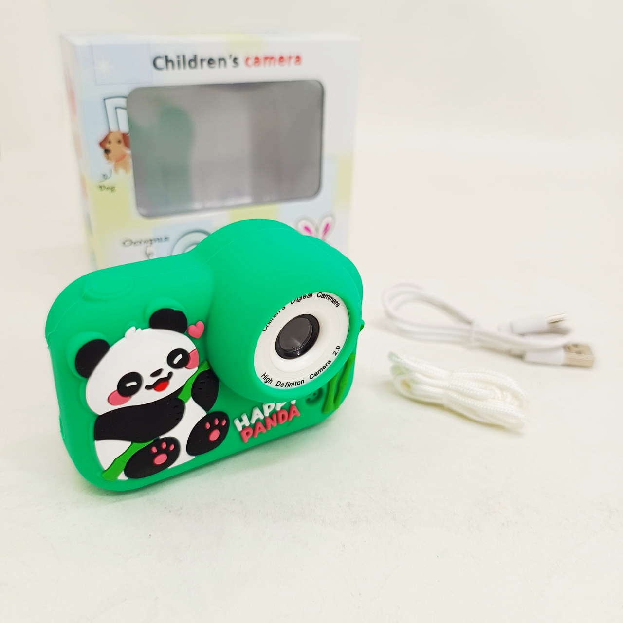 Дитячий фотоапарат M03 Panda Green - Зображення 2