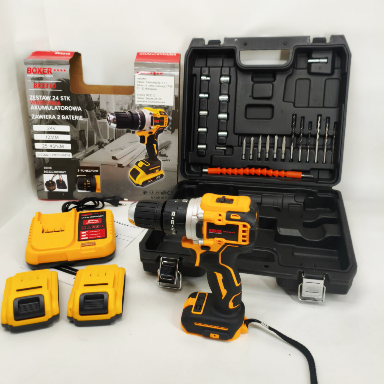 Портативний шуруповерт Boxer BX-3310 24 В - Зображення 6