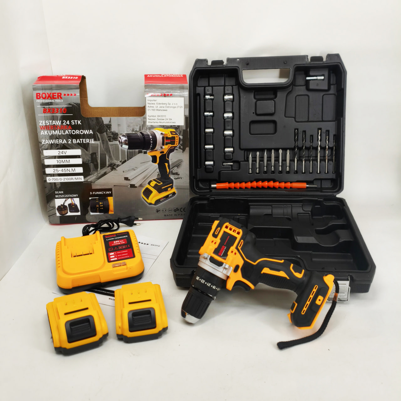 Портативний шуруповерт Boxer BX-3310 24 В - Зображення 4