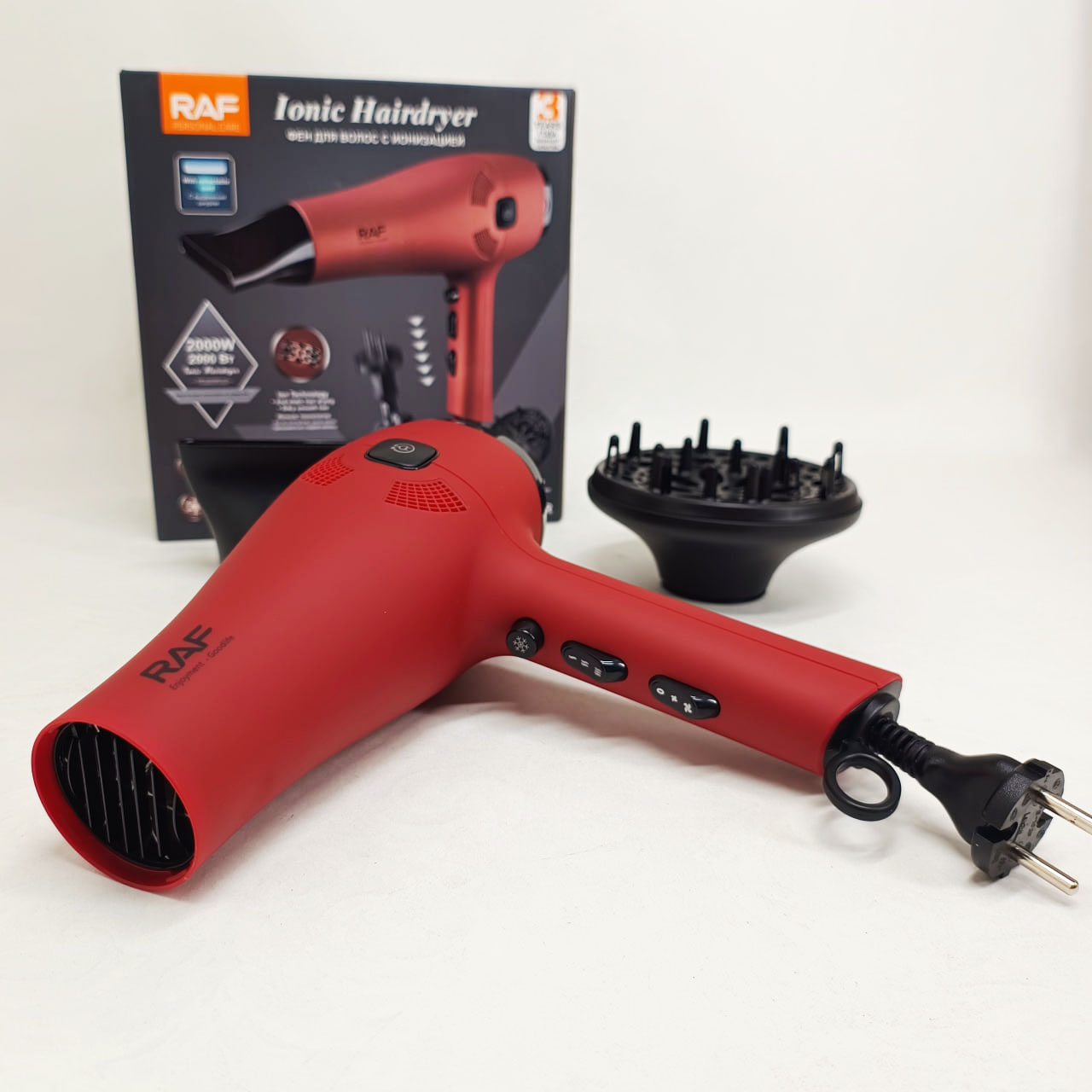 Фен для волосся RAF R.402R 2400 Вт - Зображення 2