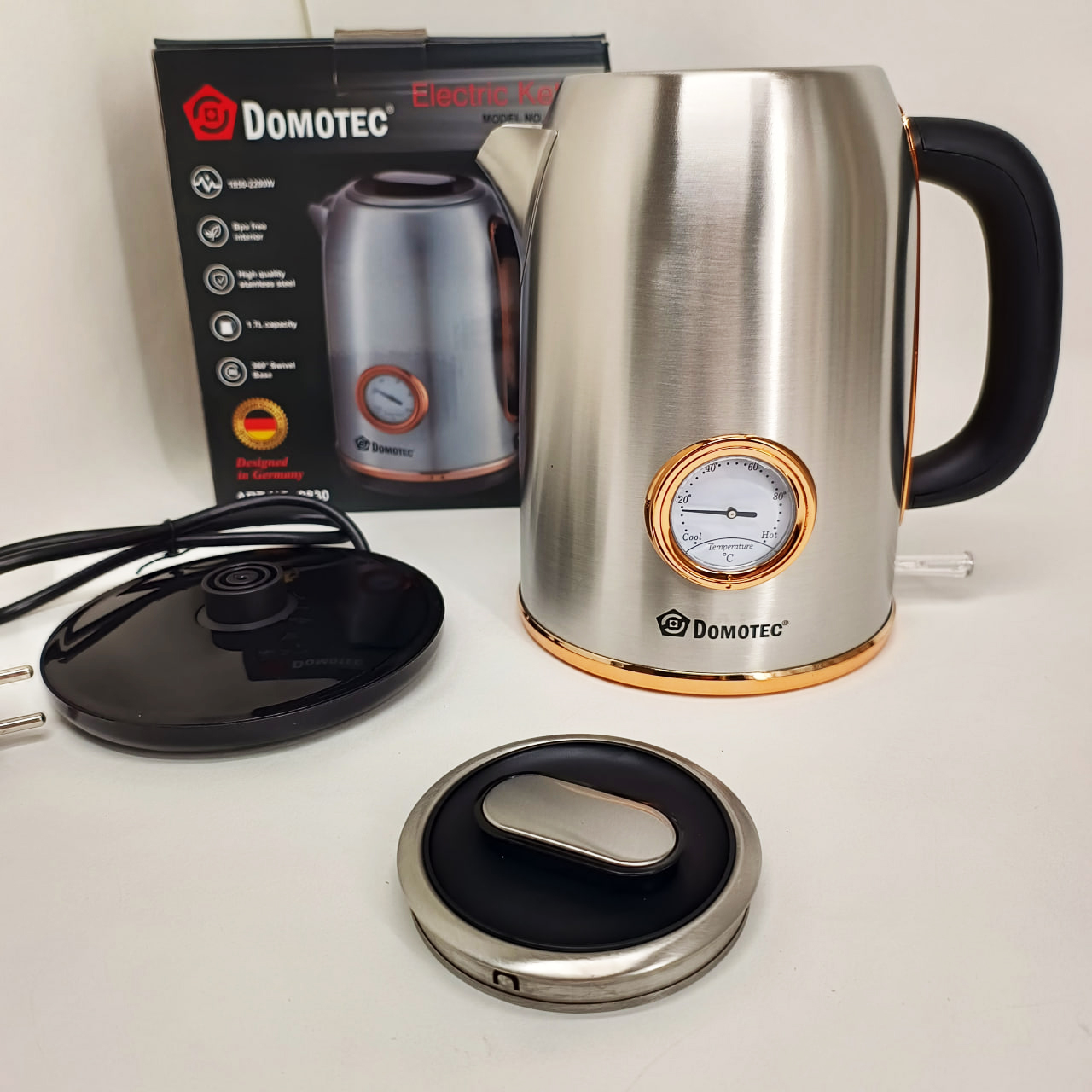 Електричний чайник Domotec MS-7849 з автовідключенням - Зображення 6