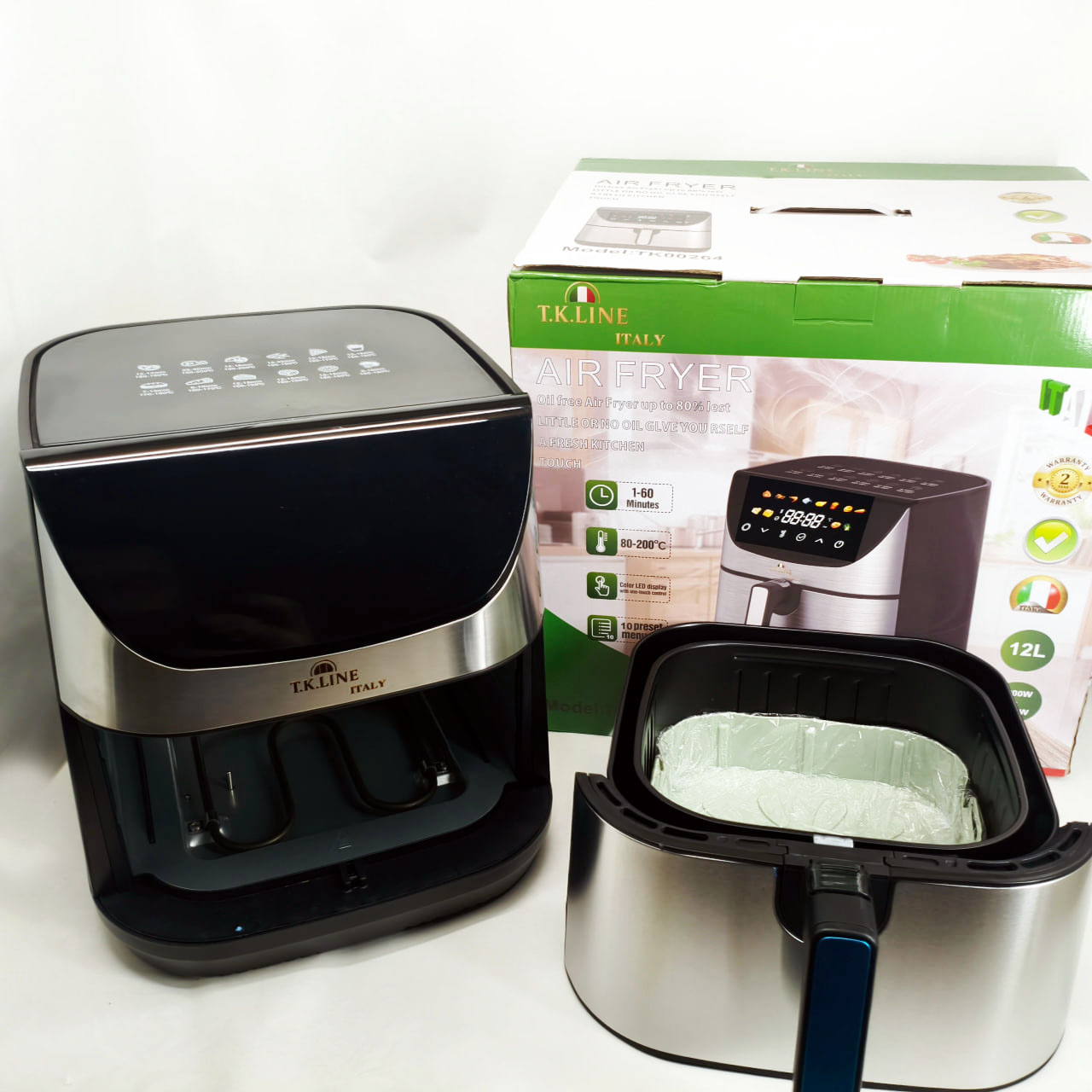 Аерофритюрниця T.K.Line ТК00264 12 л 4200 Вт - Зображення 6