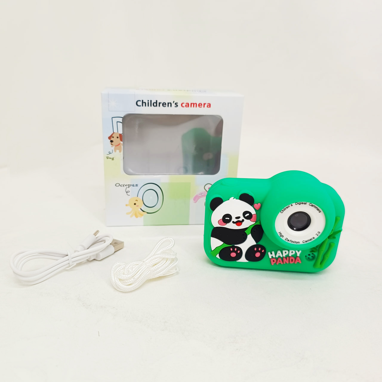 Дитячий фотоапарат M03 Panda Green - Зображення 3