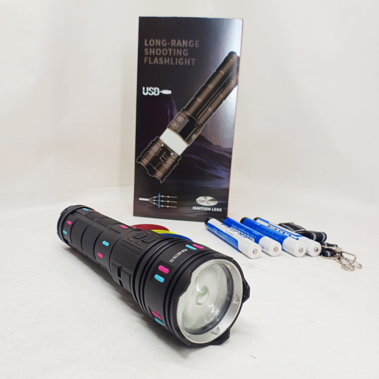 Ліхтар AK178 PM60-TG+COB 8×18650 - Зображення 4