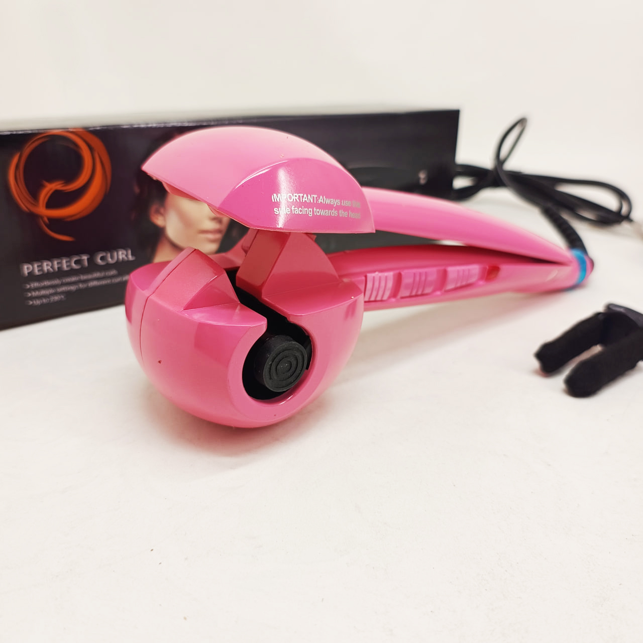 Плойка BALALISI Perfect Curl спіральна для завивки Pink - Зображення 2