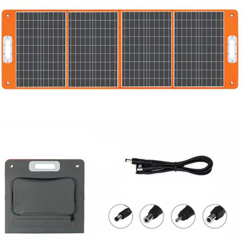 Портативна сонячна панель TSP-18V-100W Monocrystalline PD65W+QC3.0 (1USB-A/1C) - Зображення 2